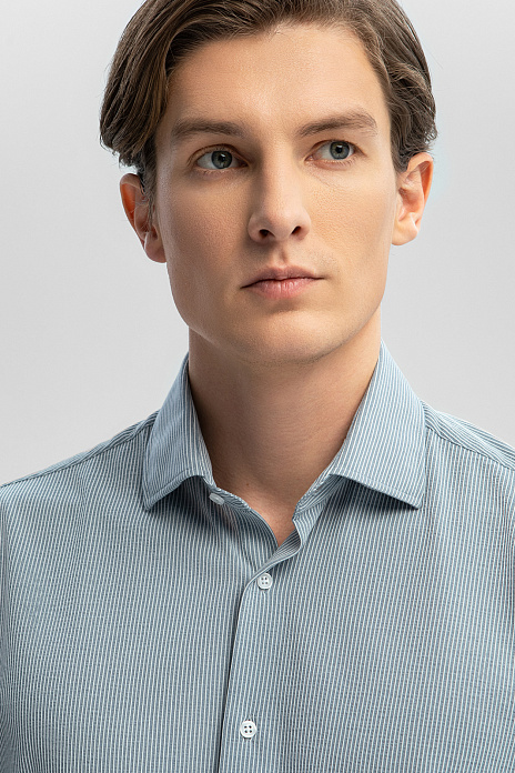 Сорочка с коротким рукавом из трикотажной ткани, цвет Серый