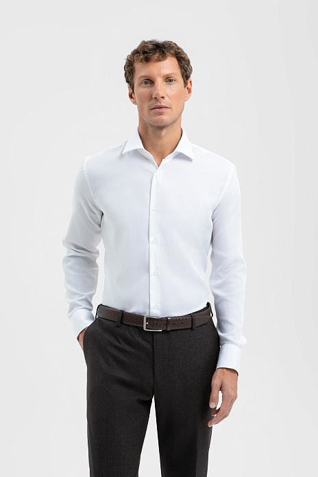 Сорочка из хлопка, легкая в уходе, цвет Белый