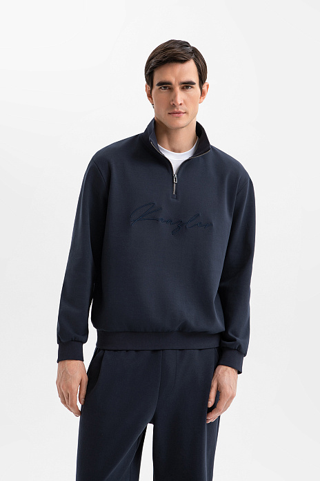 Толстовка с логотипом, цвет Синий