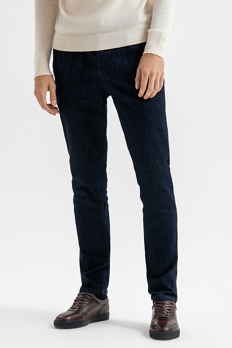 Джинсы, цвет Синий темный