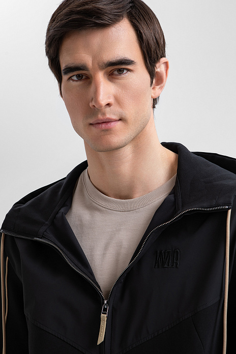 Толстовка на молнии, цвет Черный