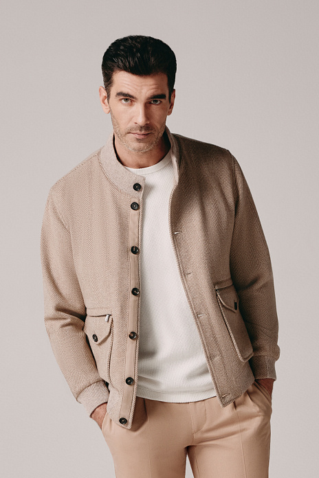 Куртка из шерсти и кашемира Drago, лимитированная коллекция, цвет Бежевый