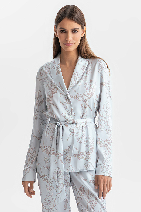 Пижама с журавлями, цвет 