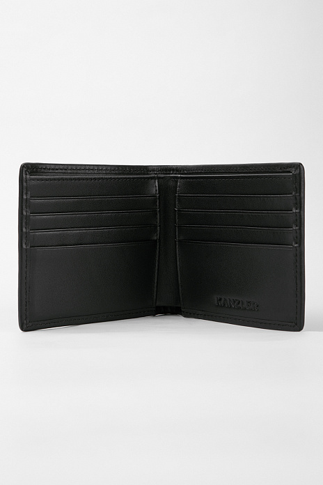 Картхолдер из натуральной кожи, цвет Черный