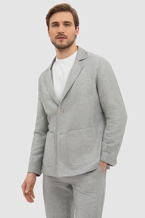 Костюм изо льна и хлопка, цвет 