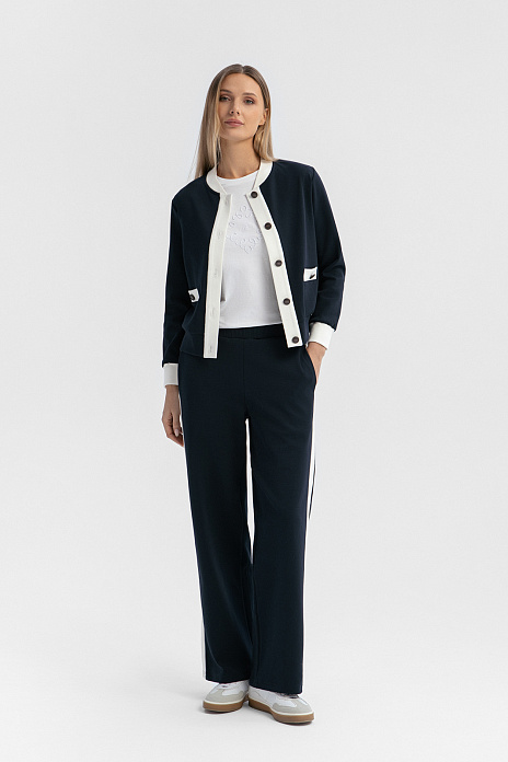 Брюки спортивные, цвет Синий темный