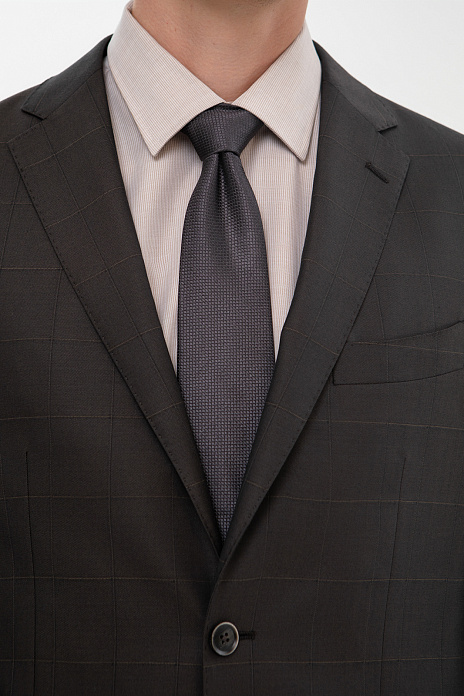 Пиджак из шерсти, устойчивой к сминанию, цвет Коричневый темный