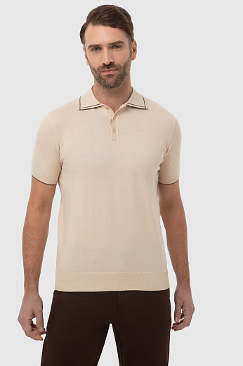 Поло из хлопка Пима