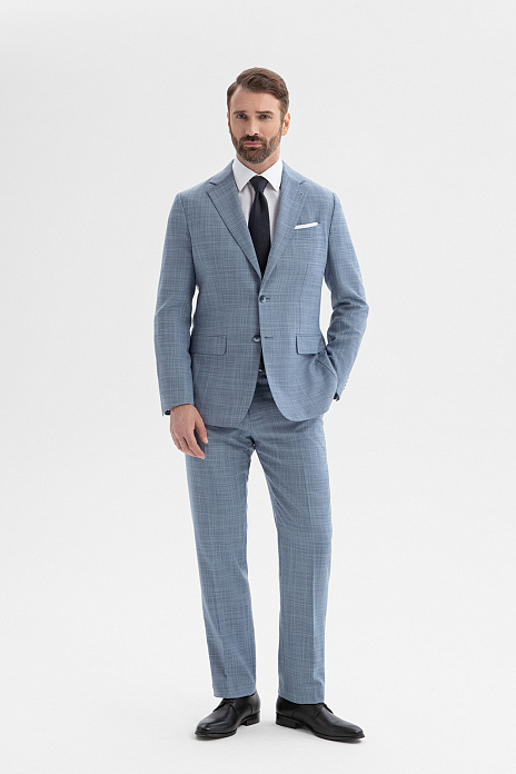 Костюм из шерсти и шелка, цвет 