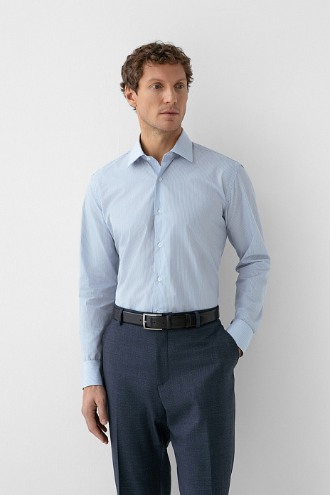 Сорочка из хлопка, цвет Голубой светлый