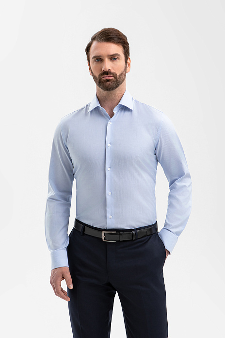 Сорочка из хлопка, цвет Голубой светлый