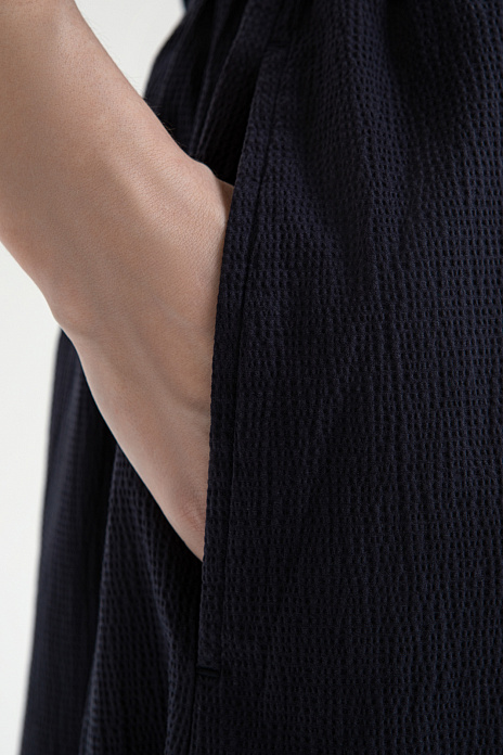 Кюлоты из хлопка, цвет Синий