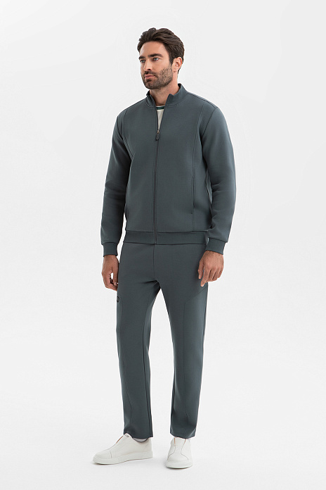 Брюки спортивные из хлопка, цвет Зеленый