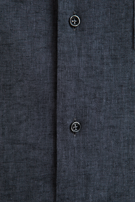 Сорочка изо льна и хлопка Getzner (Австрия), цвет Серый темный