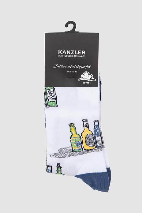 Носки из хлопка, цвет Белый